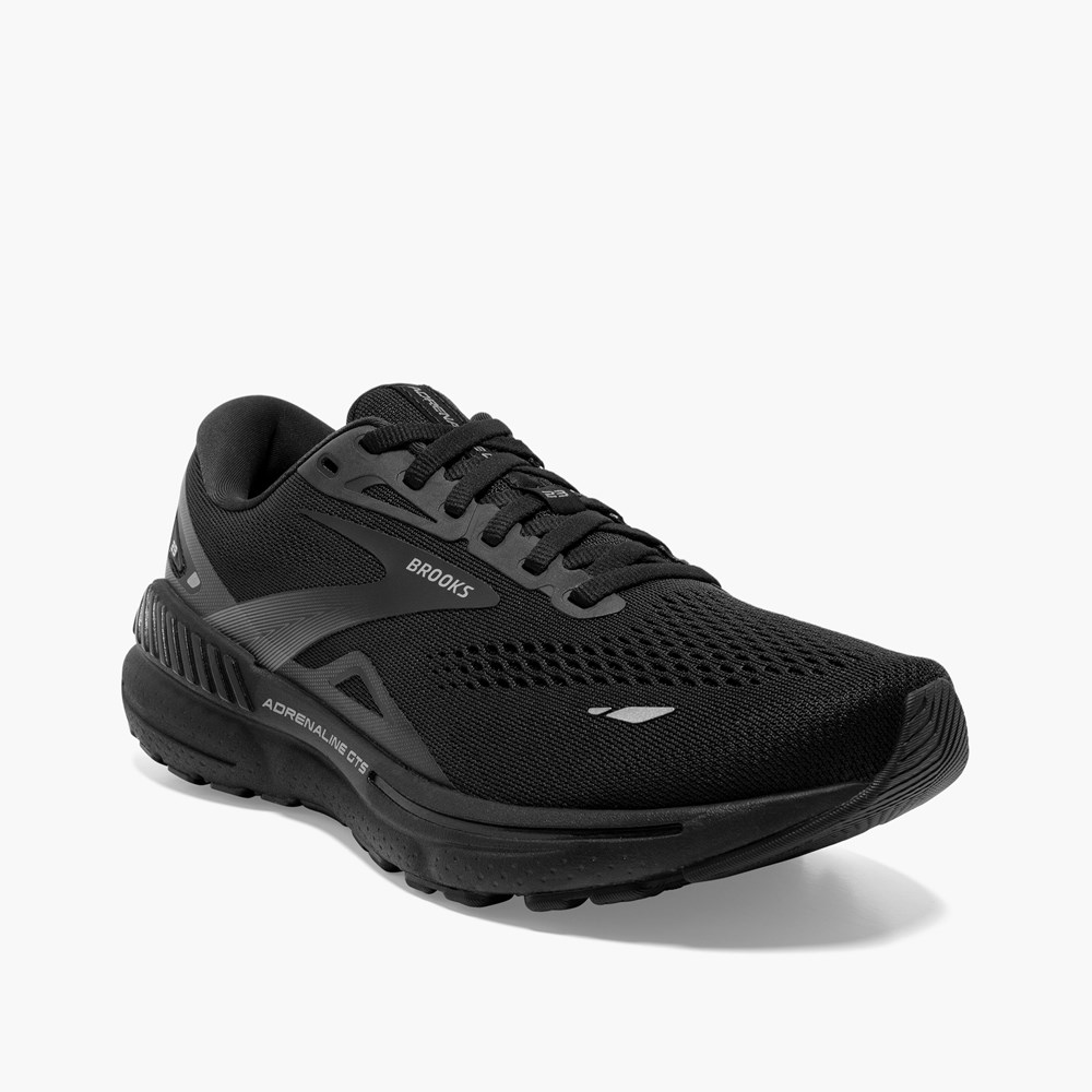 Chaussures Running Route Brooks Adrenaline GTS 23 Noir Noir Femme | KYO-2739715